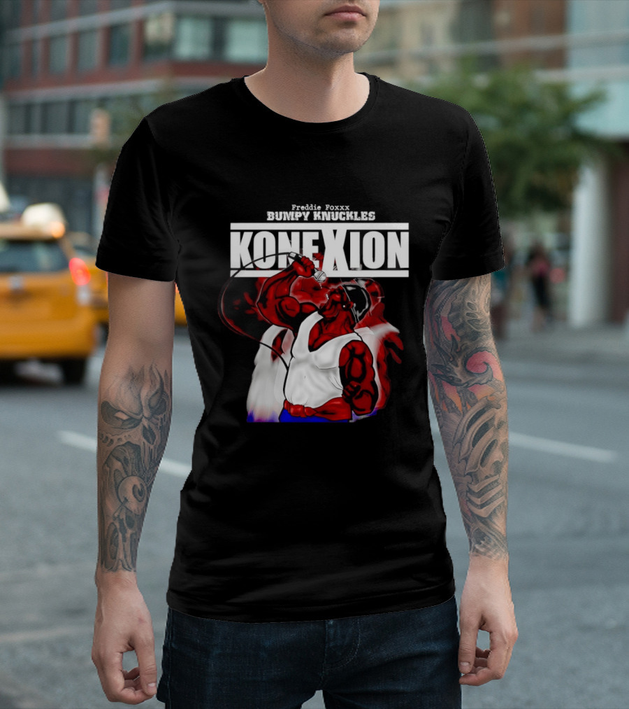 Freddie Foxxx Bumpy Knuckles Hip Hop Konexion Microphone Power T-Shirt