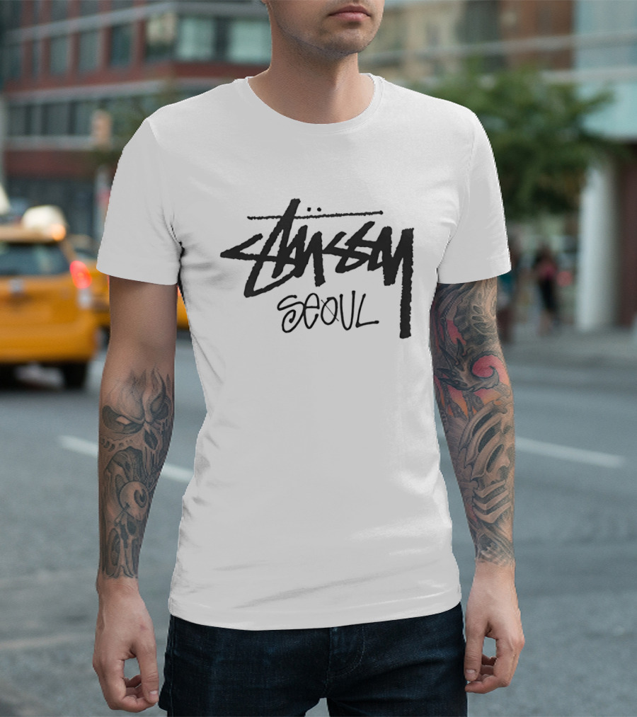 Stussy Seoul Streetwear Fashion T-Shirt