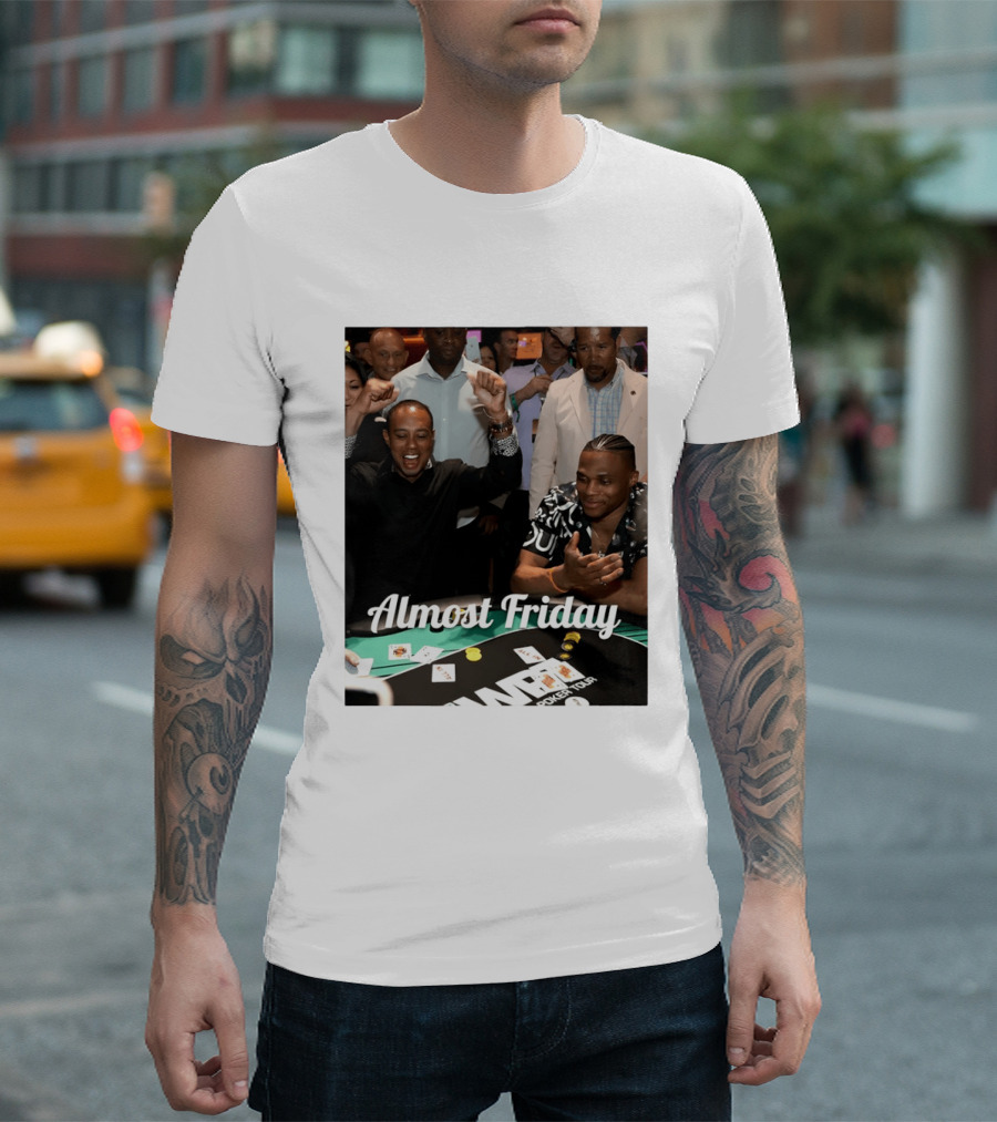 Tiger Woods World Poker Tour Almost Friday Celebration T-Shirt