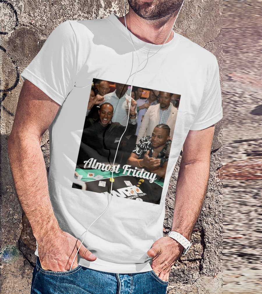 Tiger Woods World Poker Tour Almost Friday Celebration T-Shirt
