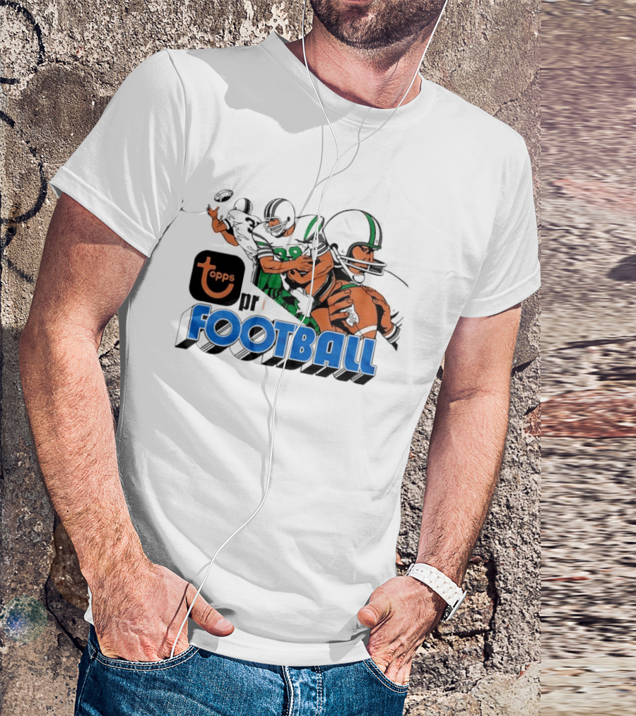 Topps Pro Football 3D 1981 Classic Vintage NFL Players T-Shirt