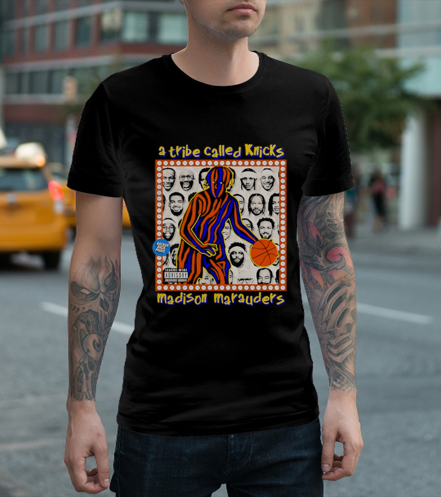 A Tribe Called Knicks Madison Marauders Basketball Art With Iconic NYC Sports Influence T-Shirt