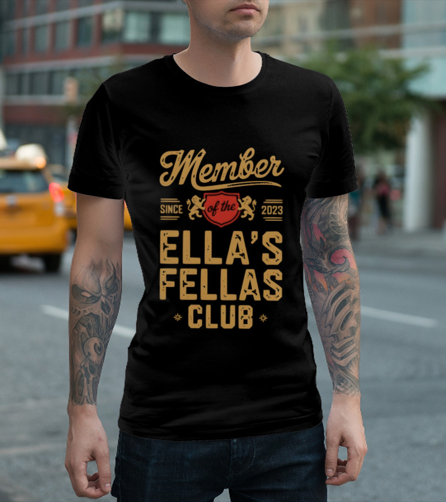 Member Ella's Fellas Club Red Crest Lions T-Shirt