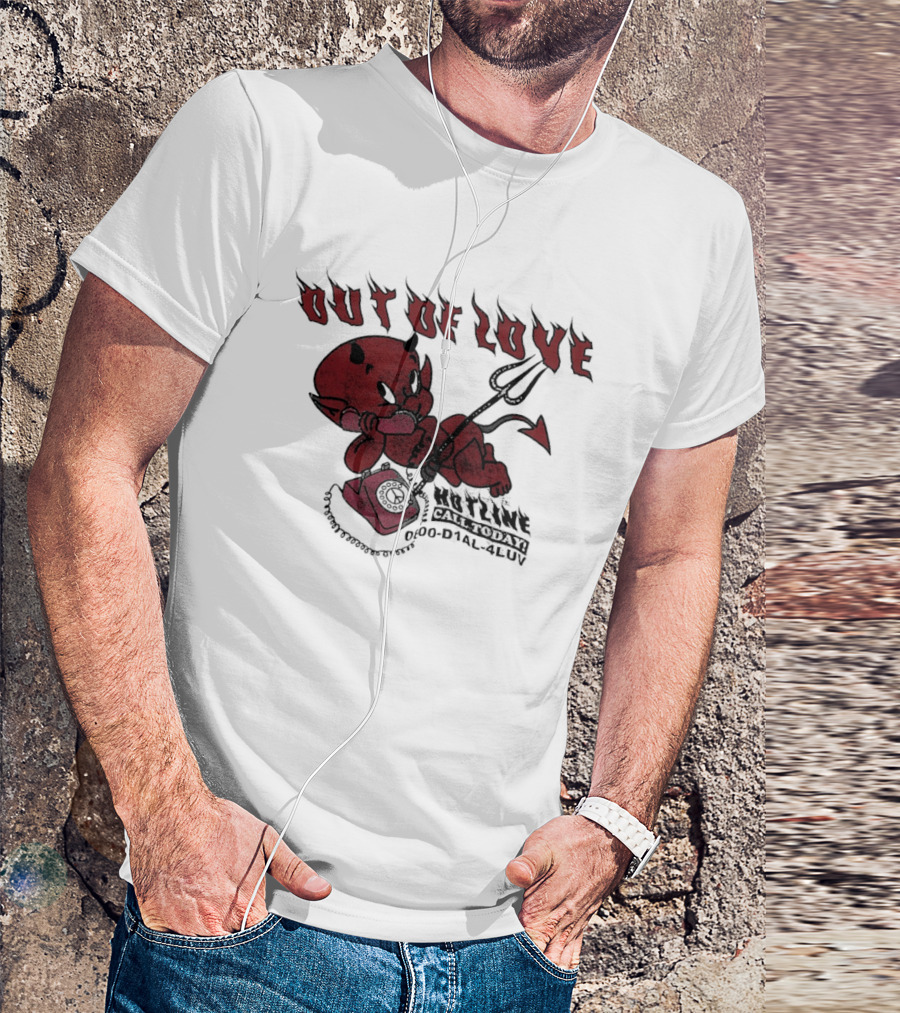 Out Of Love Hot Stuff The Little Devil Phone Comic T-Shirt