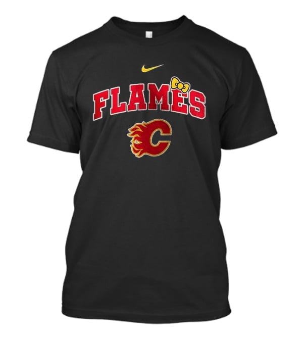 Calgary Flames Hello Kitty Collaboration Fan T-Shirt