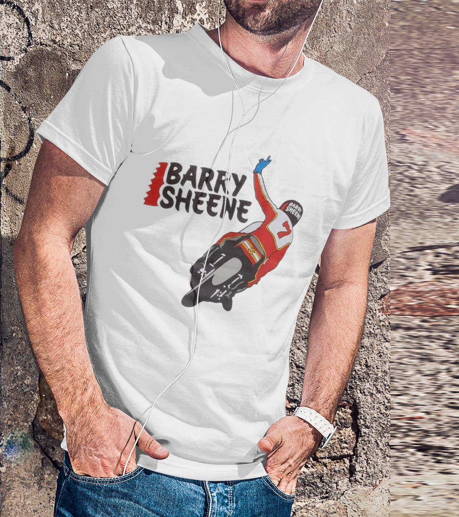 Barry Sheene Racing Number 7 Vintage Motorcycle Racer T-Shirt