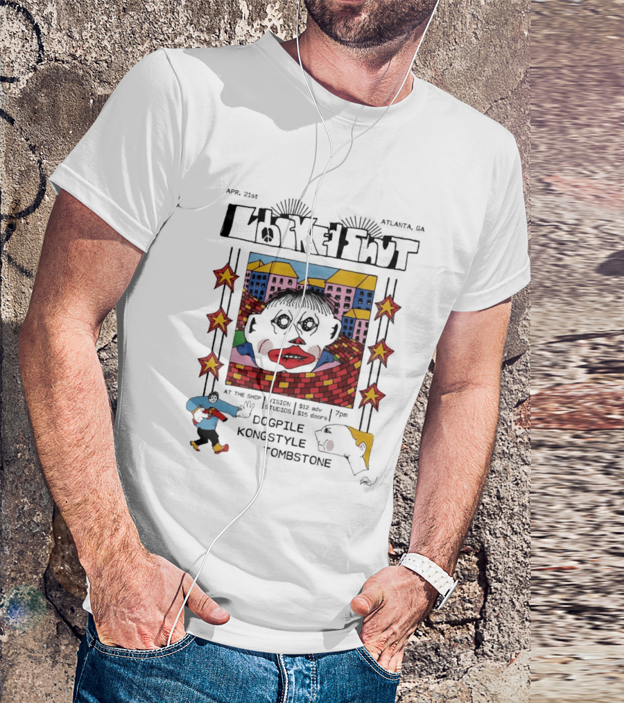 LOCKED SHUT Atlanta Apr 21 2026 DooPee Koncyste Tombstone Tour T-Shirt