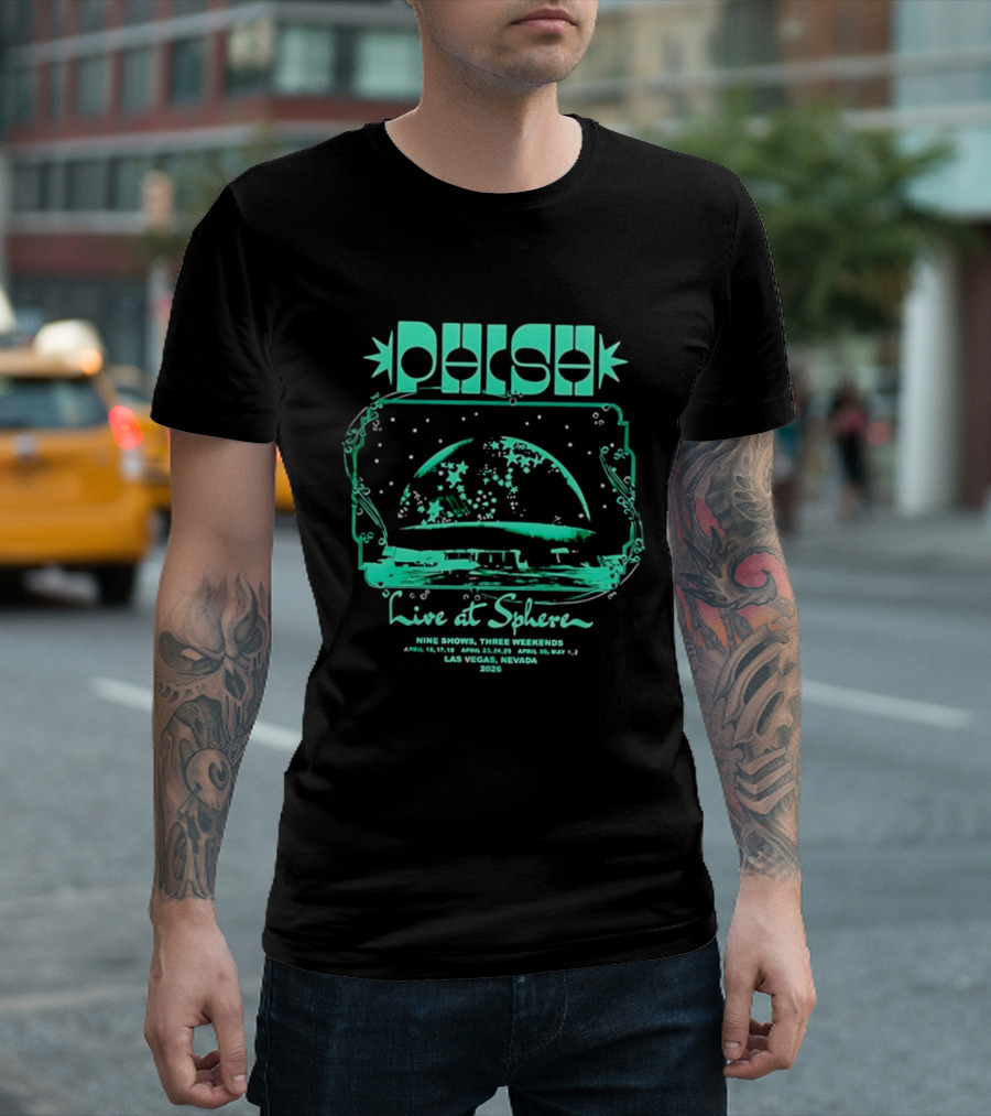 Phish Summer Tour 2026 Live At Sphere Las Vegas Special Edition T-Shirt