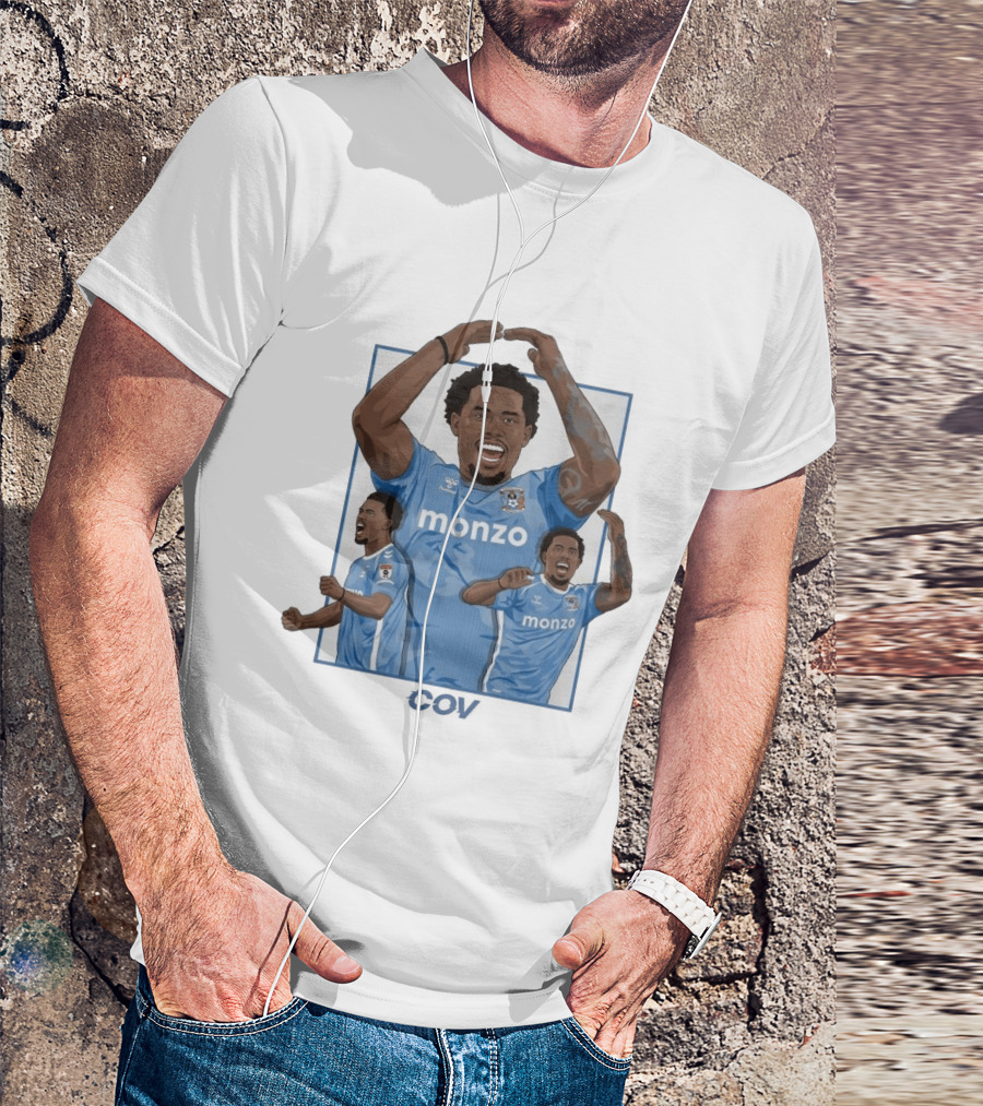 Milan Van Ewijk Coventry City FC Monzo We Are Back Premier League T-Shirt