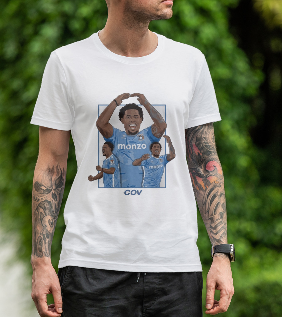 Milan Van Ewijk Coventry City FC Monzo We Are Back Premier League T-Shirt