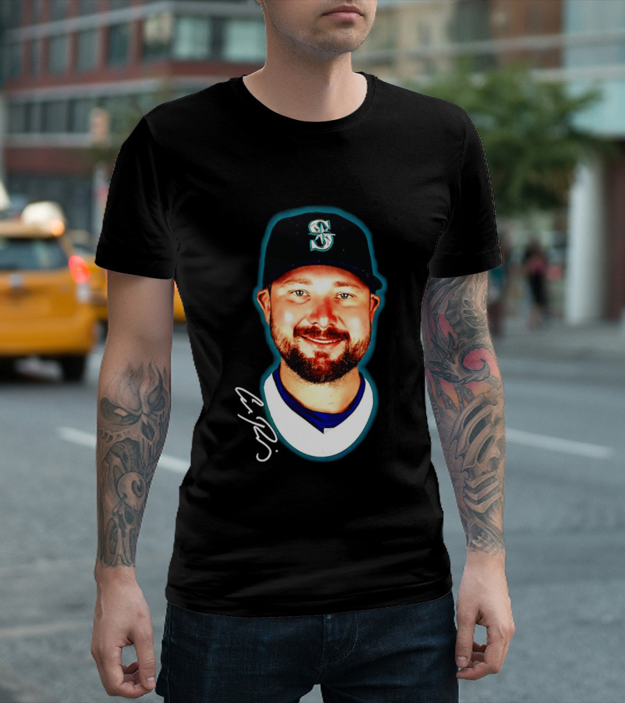 Seattle Mariners Cal Raleigh Outerstuff Headliner MLB Fan Gear T-Shirt