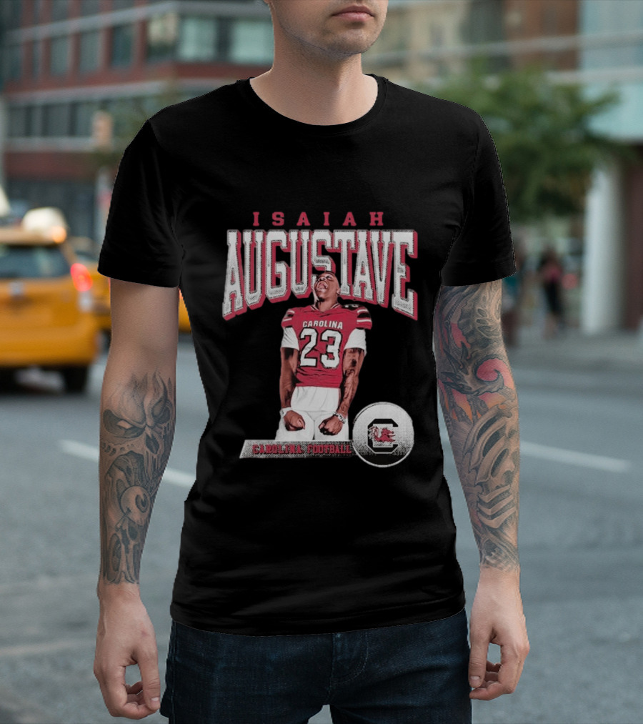 Isaiah Augustave Carolina Football 2026 Player 23 T-Shirt