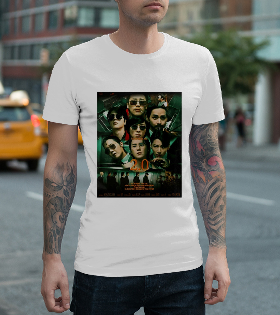 BTS 2.0 Arirang Tour 2026 Group RM Jin Suga J Hope Jimin V Jung Kook Hangseok Lee Jung Kook T-Shirt