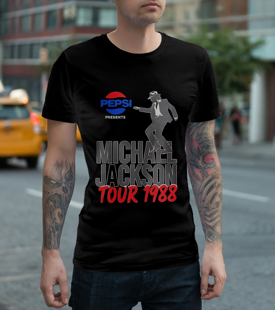 Pepsi Presents Michael Jackson Tour 1988 T-Shirt