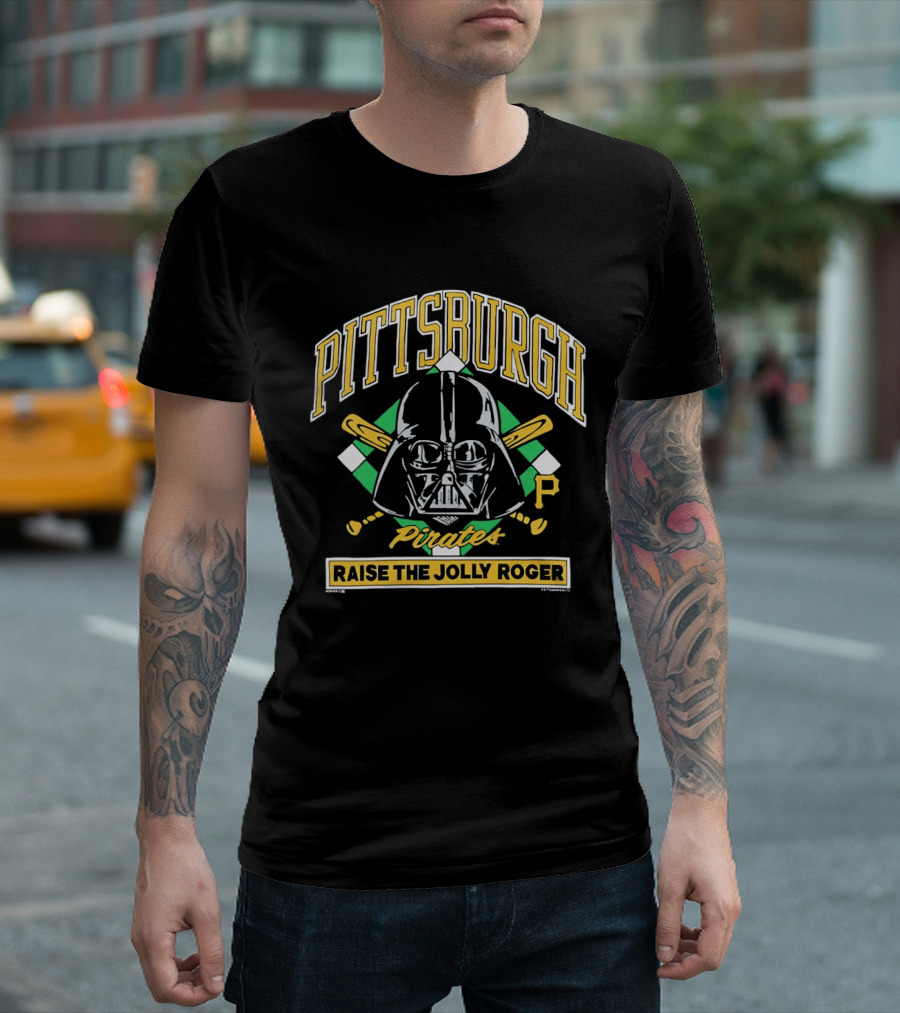 Pittsburgh Pirates Vader Raise The Jolly Roger Star Wars T-Shirt