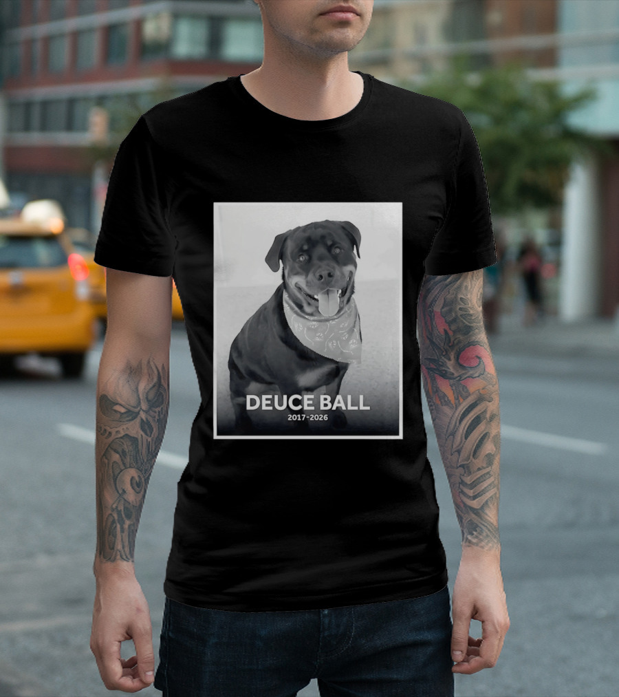 Rest In Peace Deuce Ball 2017 2026 Memorial T-Shirt