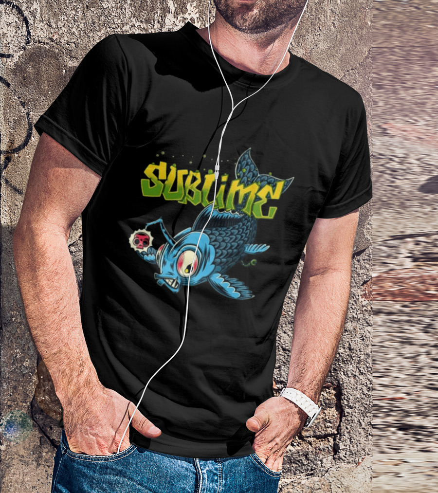 Sublime Red Rocks 2026 Exclusive Drop April 17th 18th 420 On The Rocks Angler Fish T-Shirt