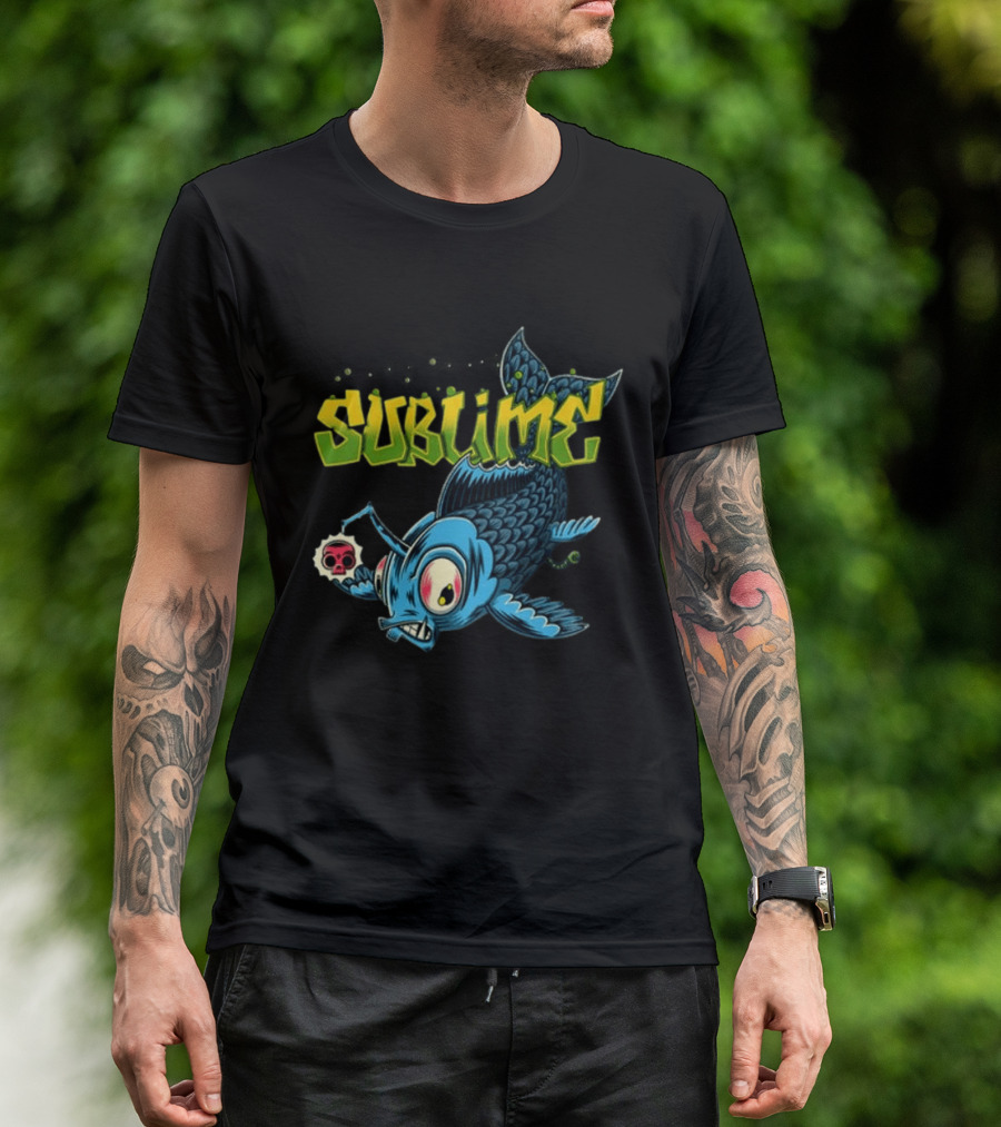 Sublime Red Rocks 2026 Exclusive Drop April 17th 18th 420 On The Rocks Angler Fish T-Shirt