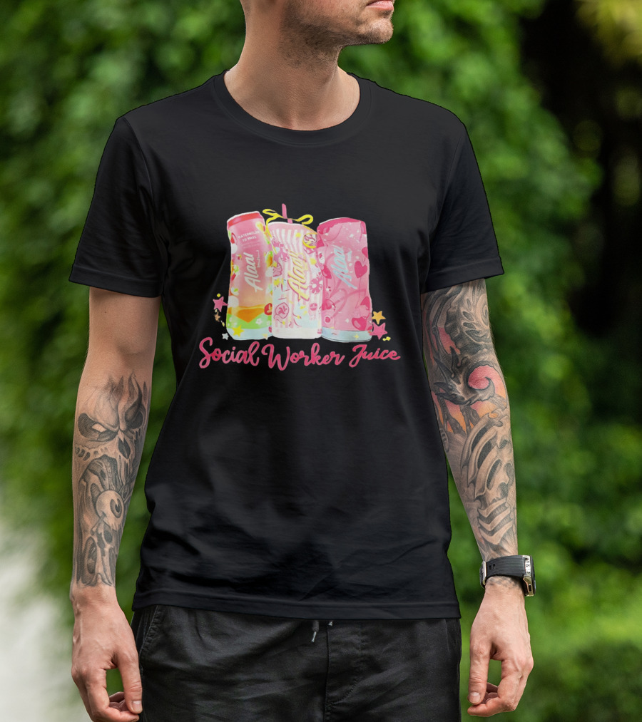 Alani Nu Watermelon Lemonade Social Worker Juice T-Shirt