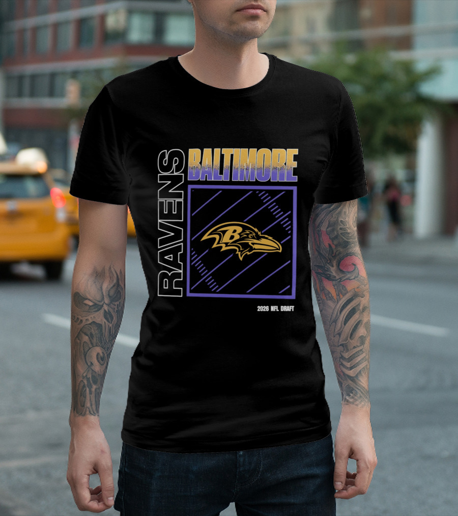 Baltimore Ravens NFL Draft 2026 T-Shirt