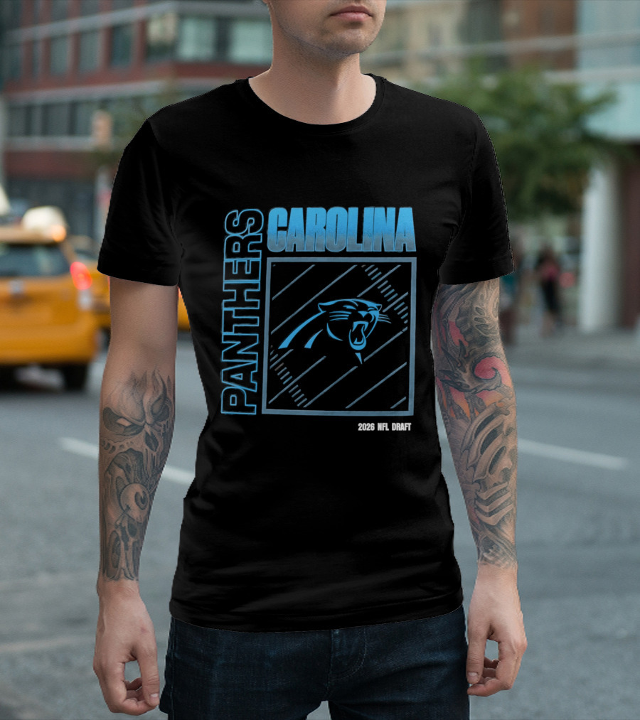 Carolina Panthers 2026 NFL Draft T-Shirt