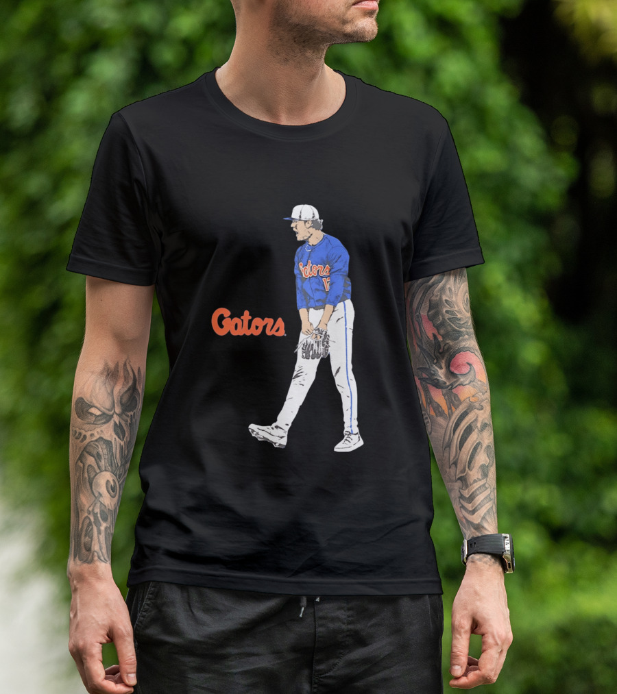 Liam Peterson Florida Gators Baseball Intense Scream Moment T-Shirt
