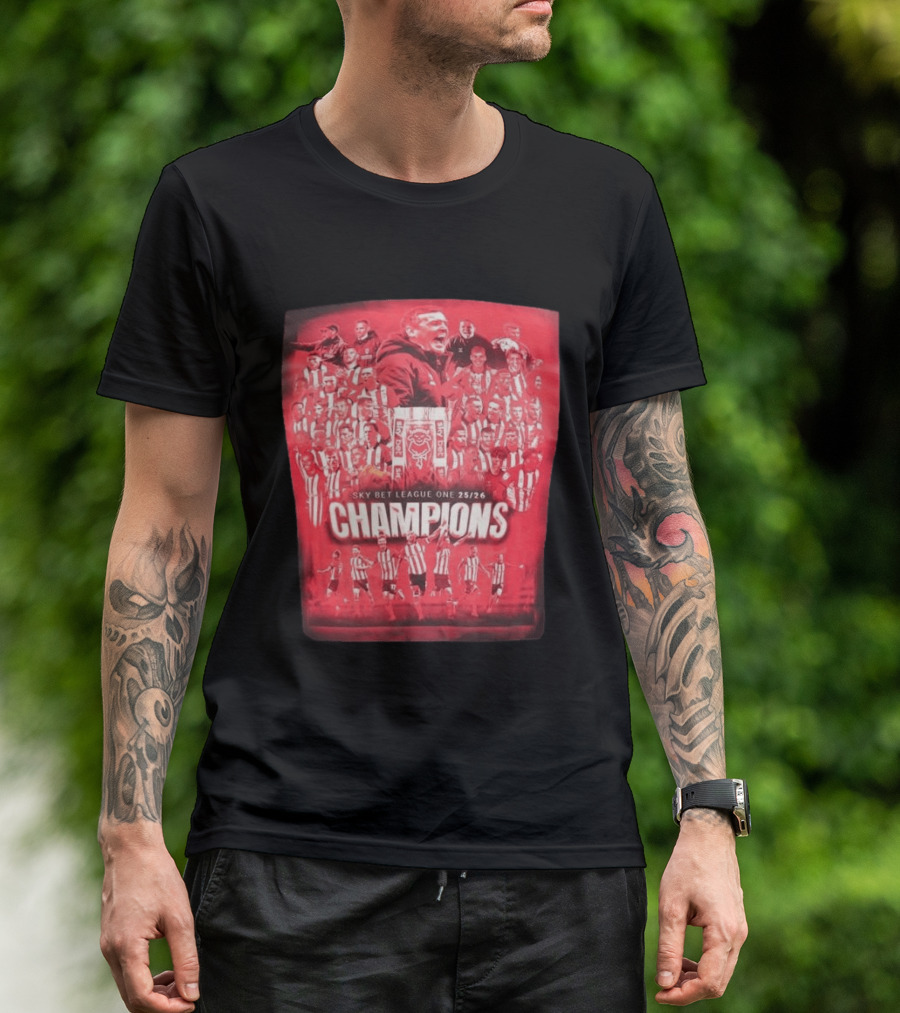 Sky Bet League One 25 26 Lincoln City Champions T-Shirt