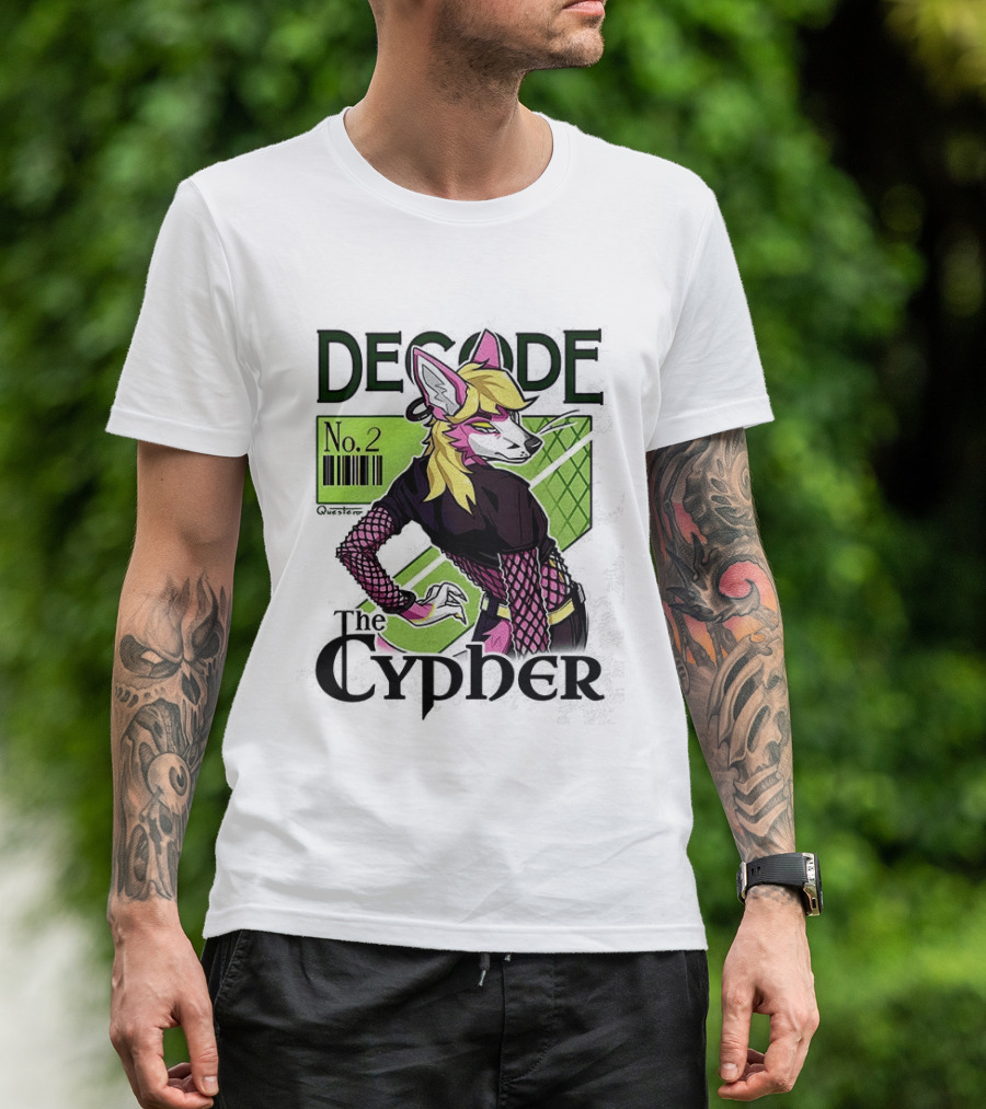 Decode The Cypher No.2 Retro Futuristic Vibe T-Shirt
