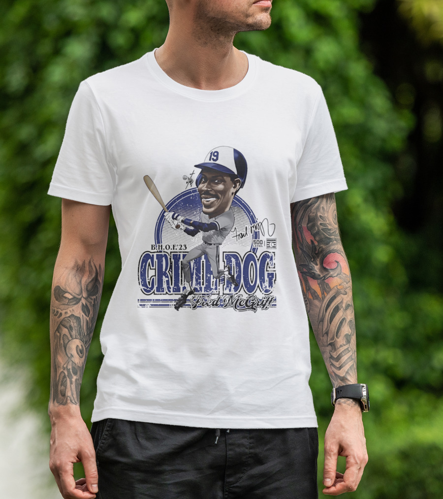 Fred McGriff Crime Dog B.H.O.F.23 Toronto Blue Jays Bruce Stark T-Shirt