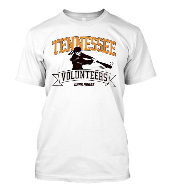 Tennessee Volunteers Dark Horse Baseball Player T-Shirt