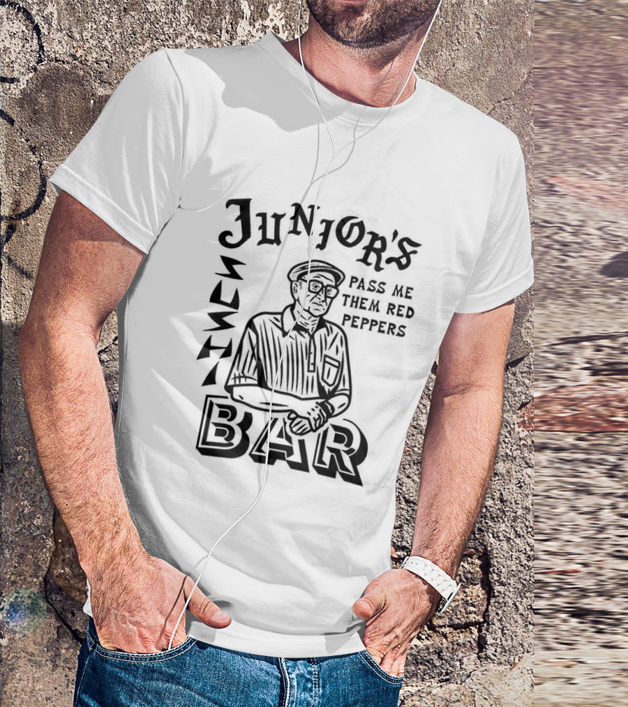 Junior's Pass Me Them Red Peppers Bar T-Shirt