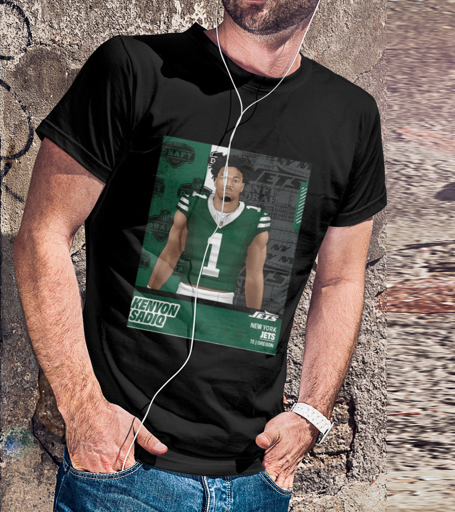Kenyon Sadiq New York Jets Round 1 Pick 16 2026 Draft NFL Draft Jets TE Oregon T-Shirt