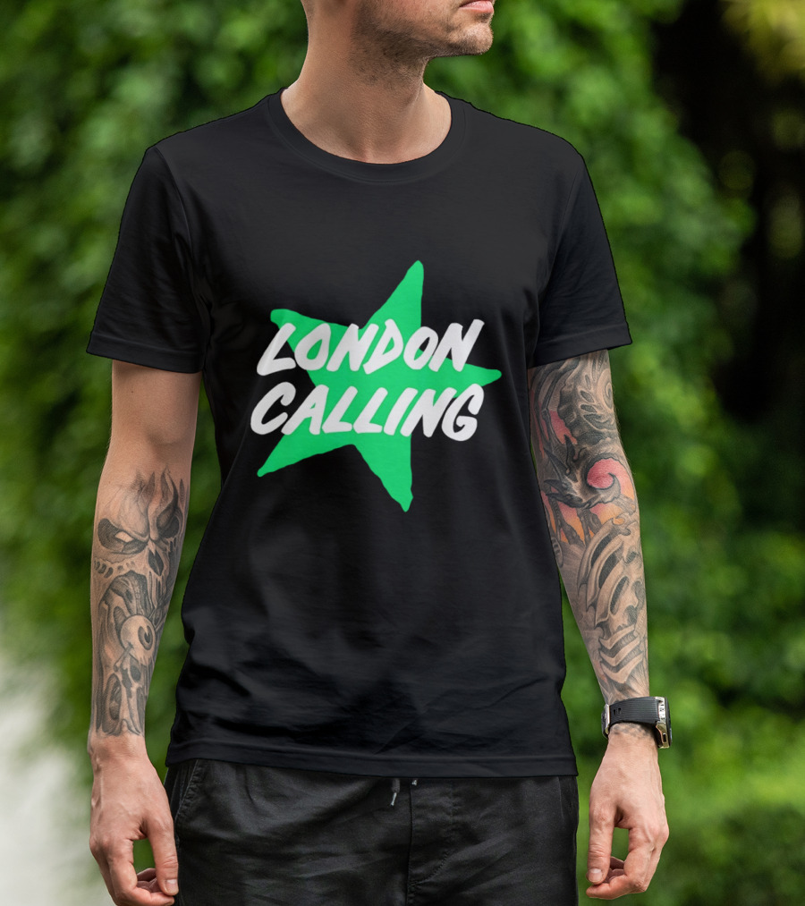 Dallas Stars London Calling The Clash Hockey Star T-Shirt