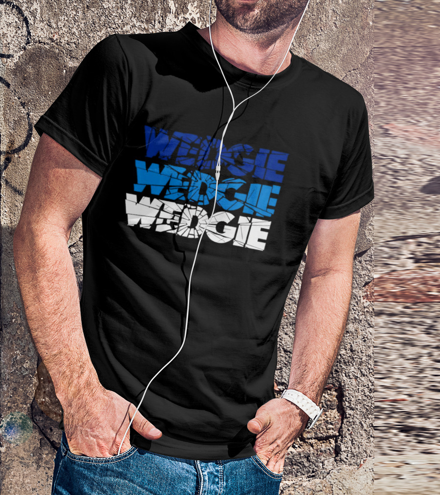 Scott Wedgewood Colorado Avalanche NHL Wedgie Chant Shattered Glass Wedge Wedgie T-Shirt