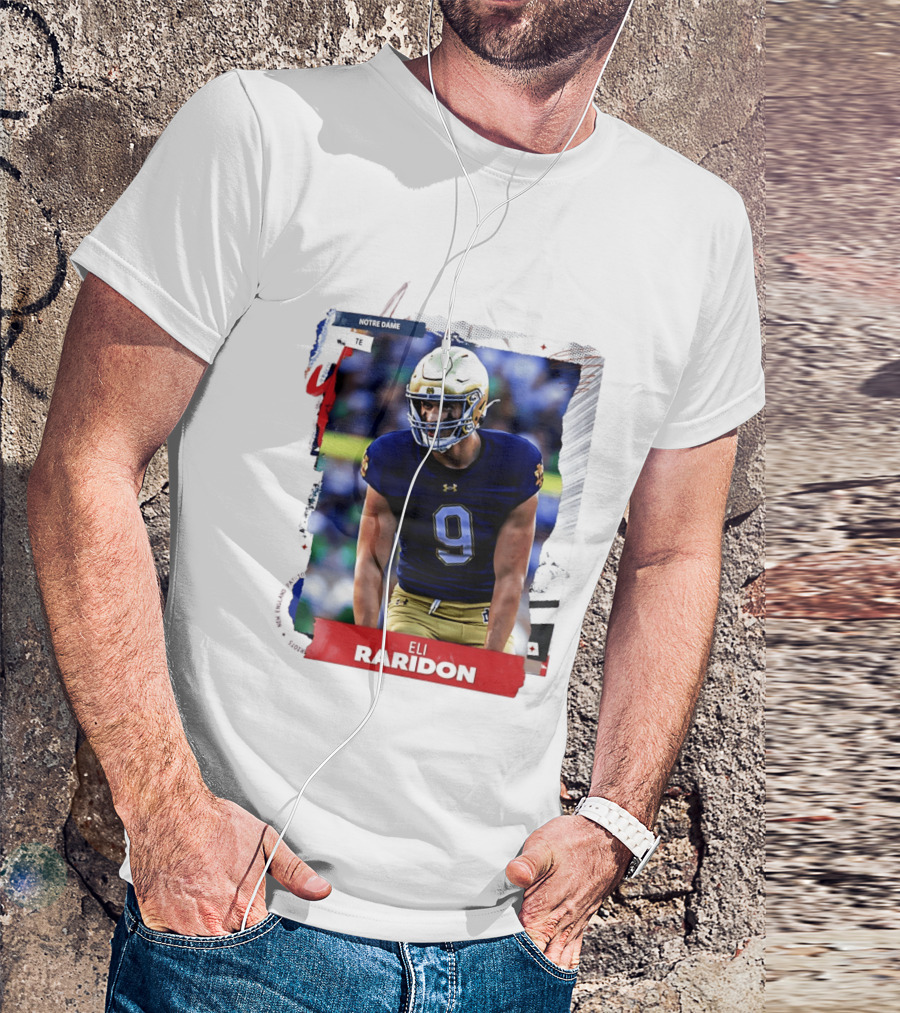 Notre Dame Tight End Eli Raridon 2206 Draft Prospect T-Shirt