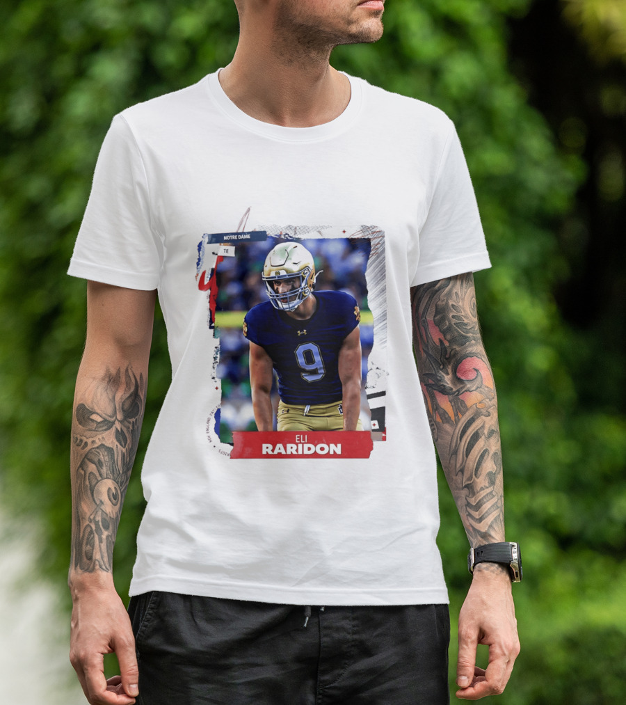 Notre Dame Tight End Eli Raridon 2206 Draft Prospect T-Shirt