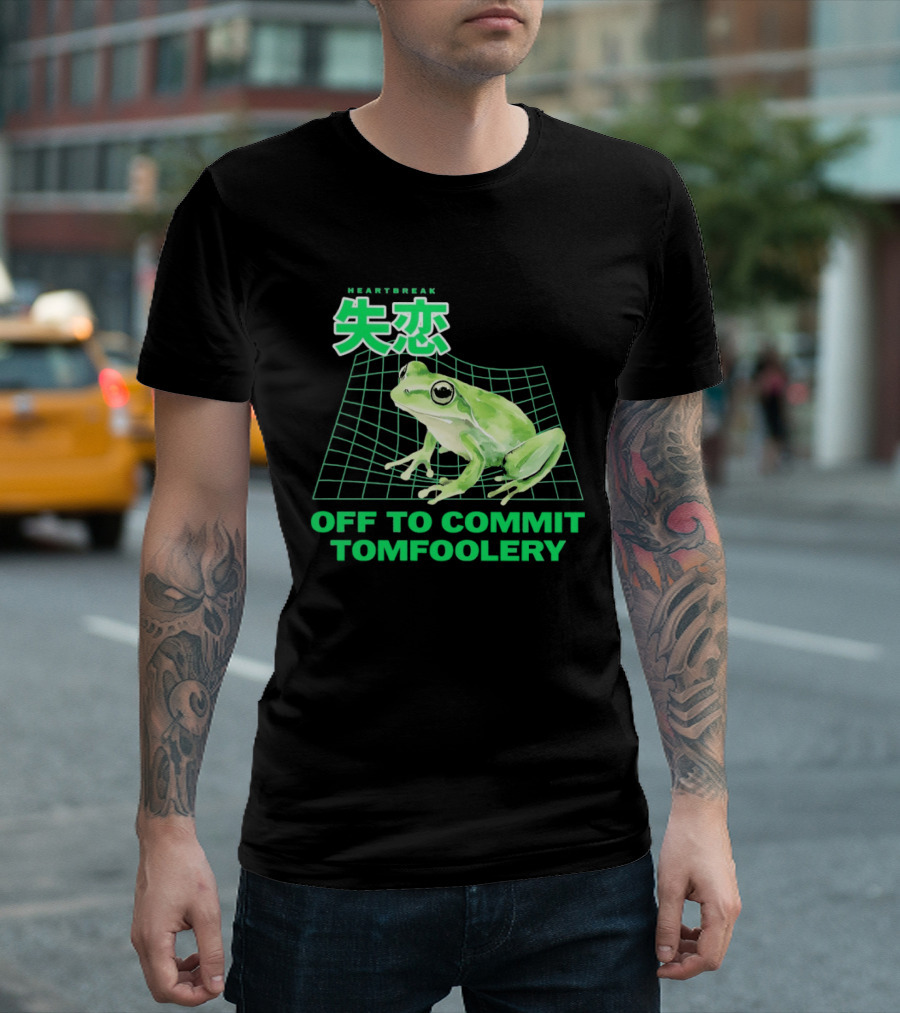 Off To Commit Tomfoolery Frog T-Shirt
