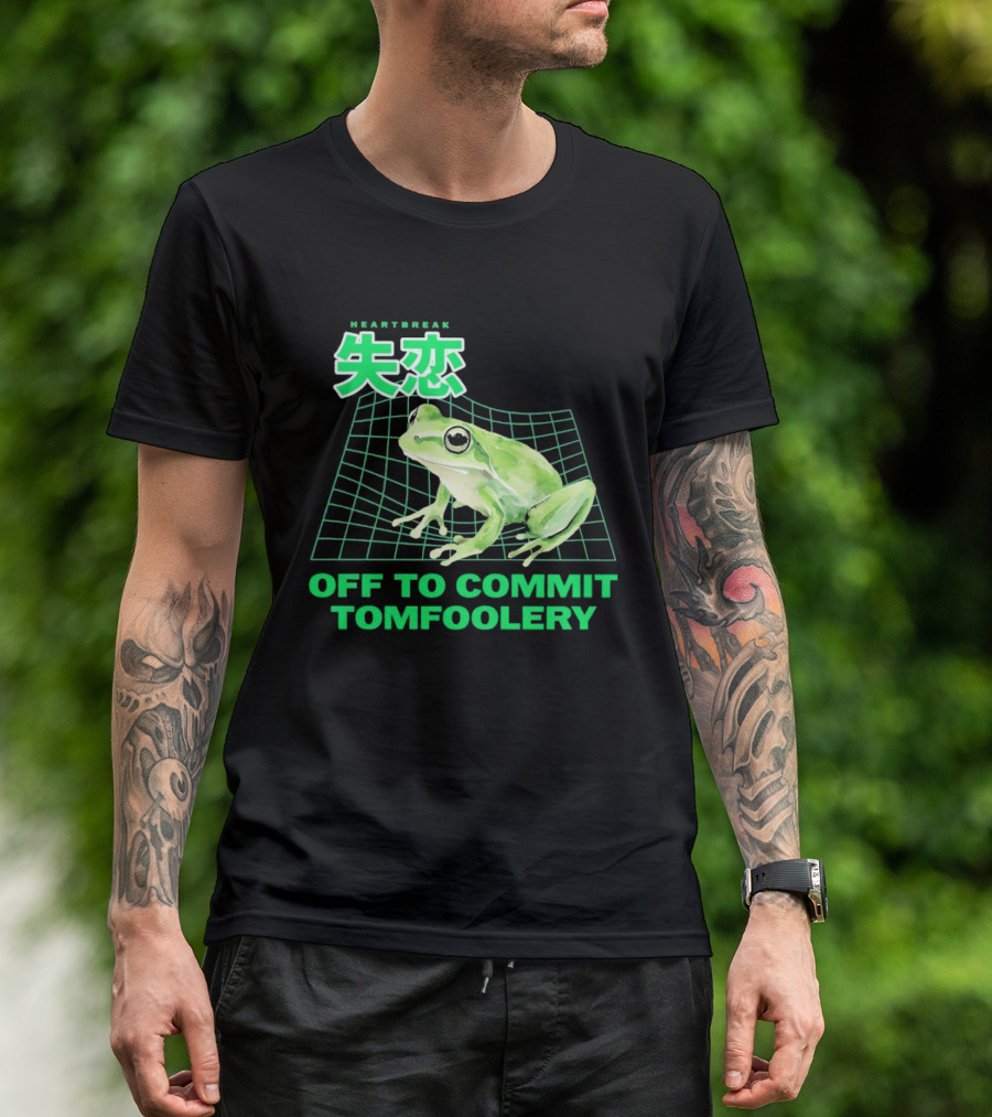 Off To Commit Tomfoolery Frog T-Shirt