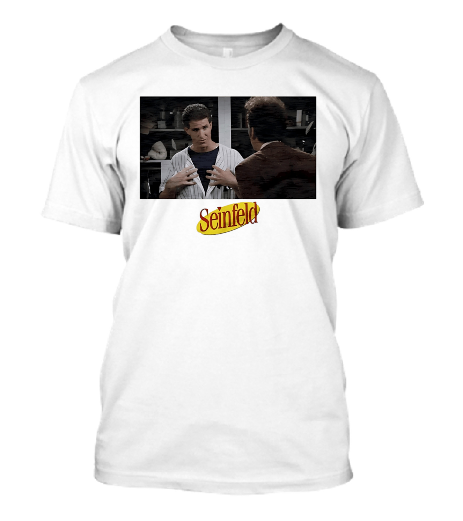 Seinfeld Kramer O'Neill Yankees Crossover Scene T-Shirt