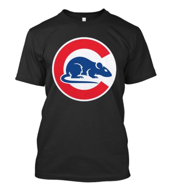 Wrigley Rats C Red And Blue Rat T-Shirt