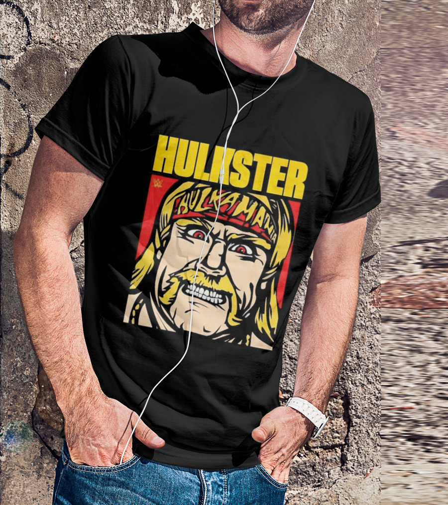 WWE Hulkster Hulkamania Cartoon T-Shirt