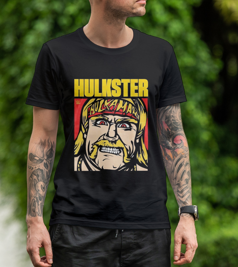 WWE Hulkster Hulkamania Cartoon T-Shirt