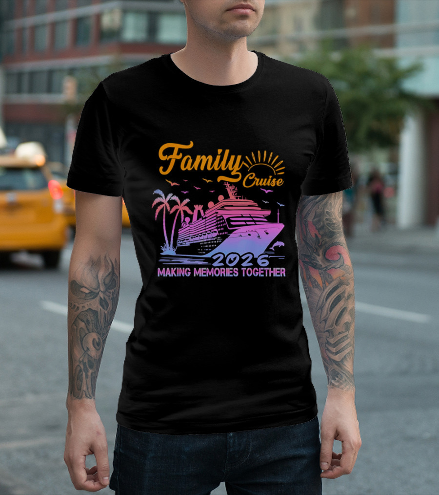 Family Cruise Making Memories Together 2026 Vacation Squad T-Shirt
