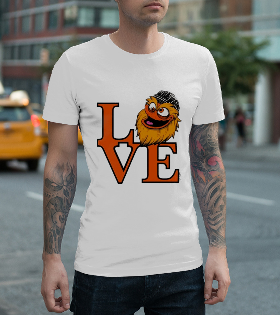 Philadelphia Flyers Gritty Love NHL Hockey 2026 T-Shirt