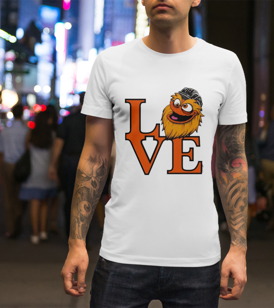Philadelphia Flyers Gritty Love NHL Hockey 2026 T-Shirt