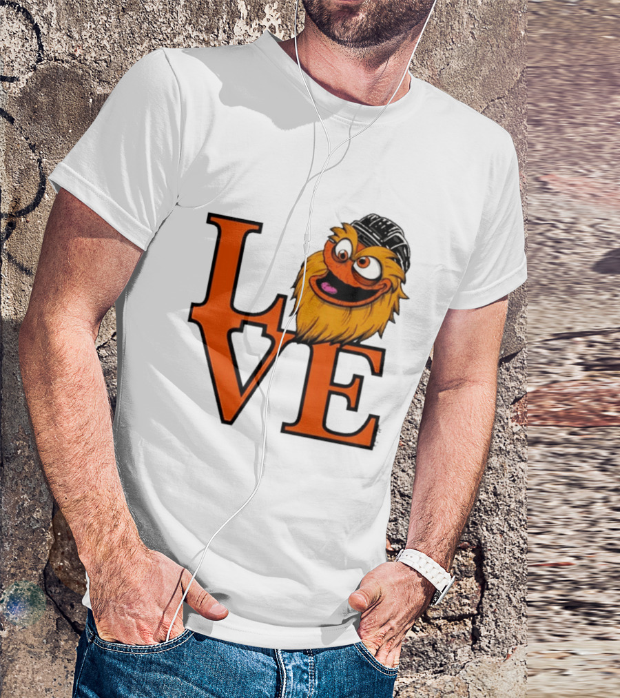 Philadelphia Flyers Gritty Love NHL Hockey 2026 T-Shirt