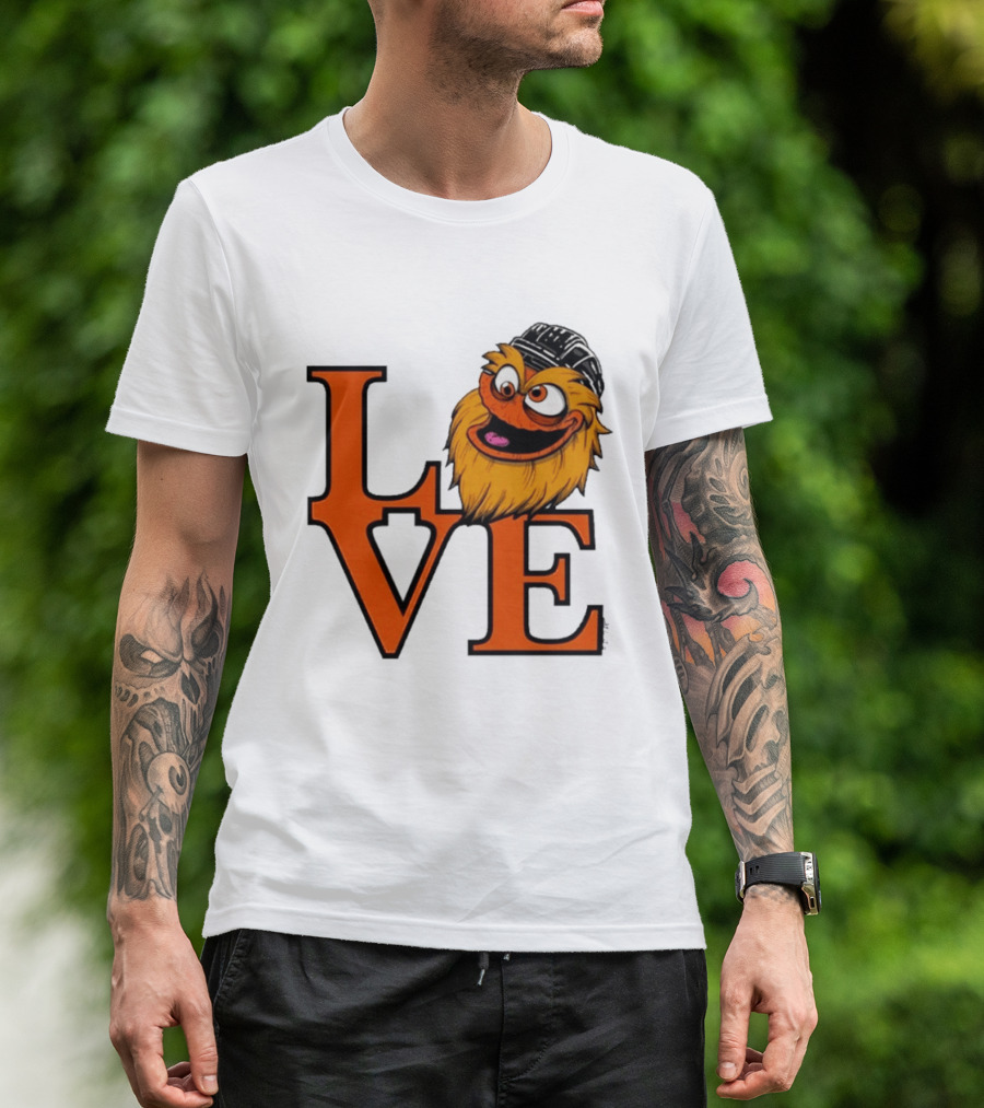 Philadelphia Flyers Gritty Love NHL Hockey 2026 T-Shirt