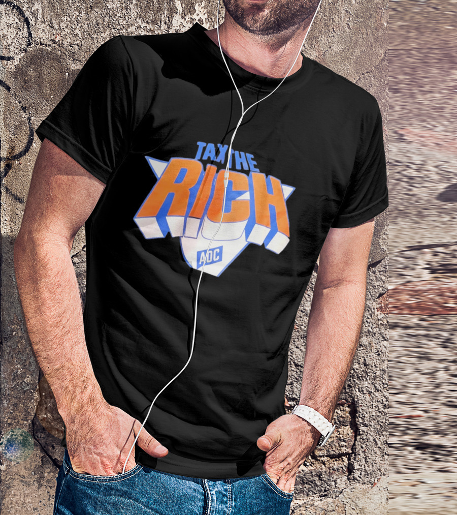 Tax The Rich AOC New York Knicks T-Shirt