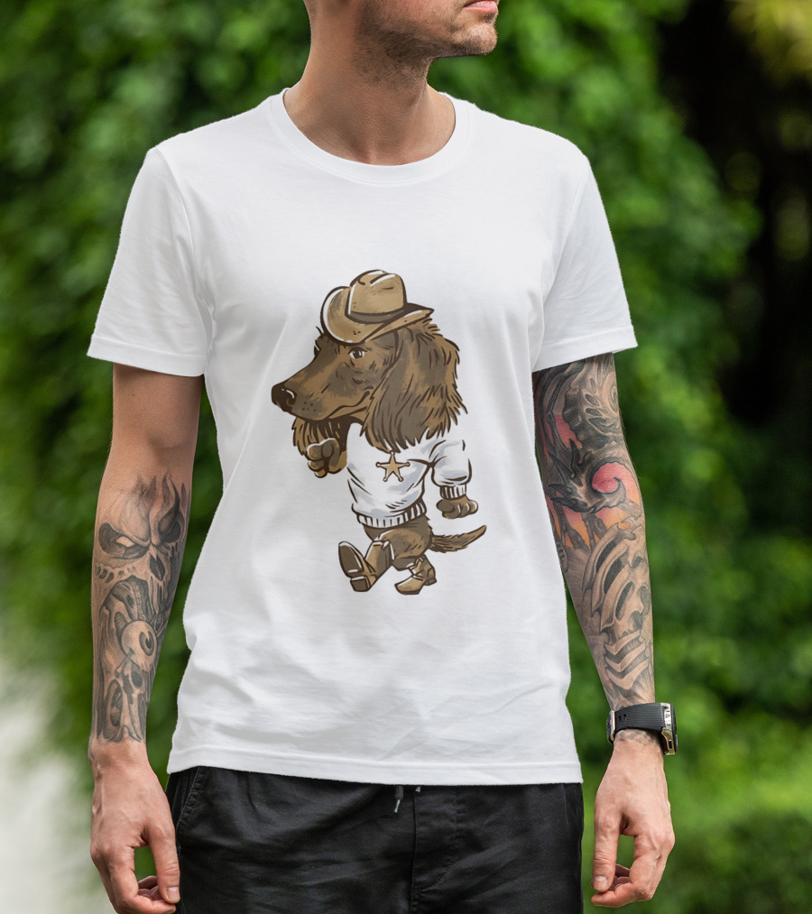 Starkville Derby 2026 Cowboy Dachshund Weenie Deputy Star T-Shirt