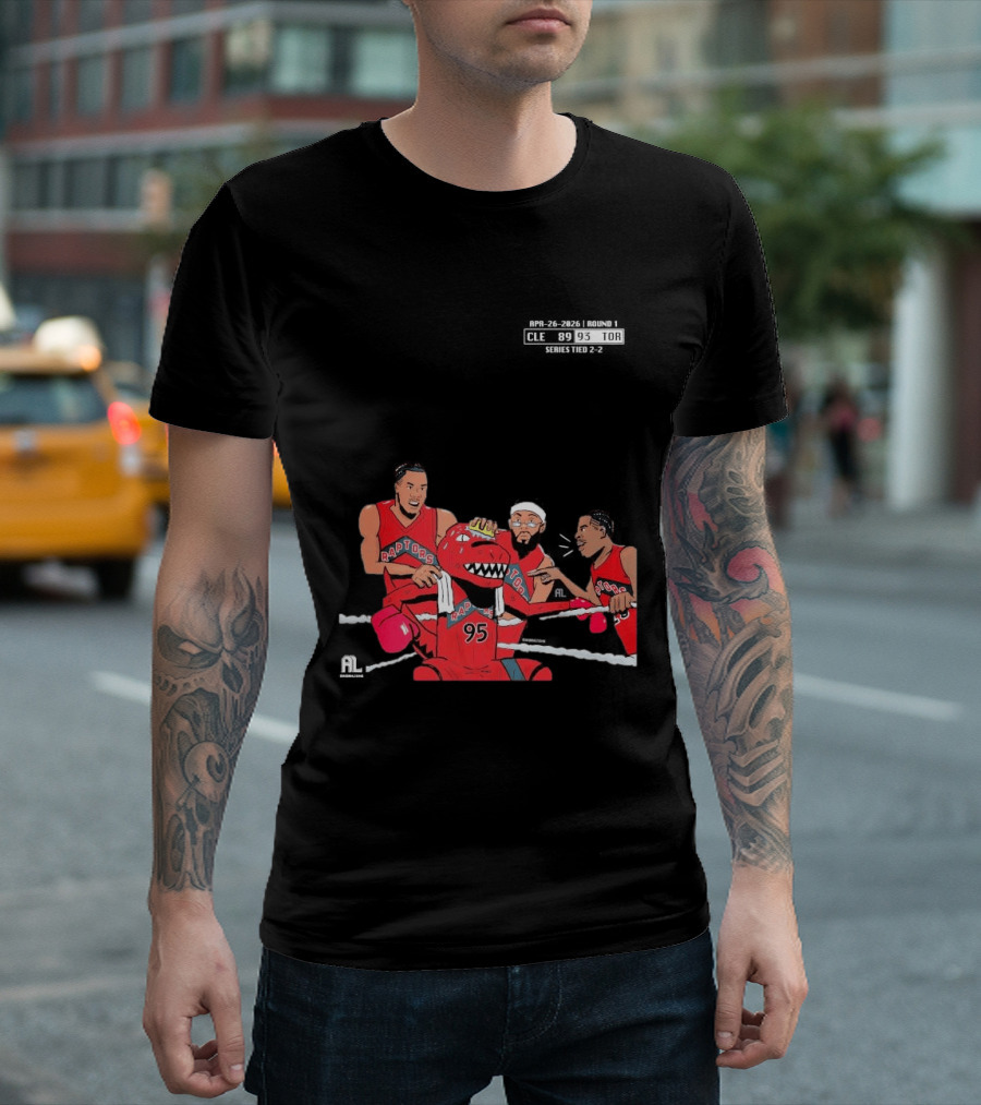 A Sketch After Every Raptors Game This Season 2026 Toronto Basketball Team Celebrates Victory In Classic Red Jerseys T-Shirt